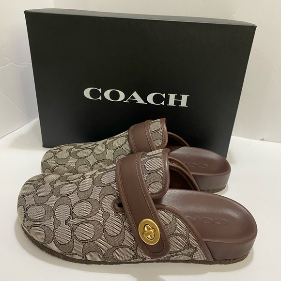 COACH CLOG✨SIZE ✨8 🤎color..OAK / MAPLE🤎 - Picture 9 of 10